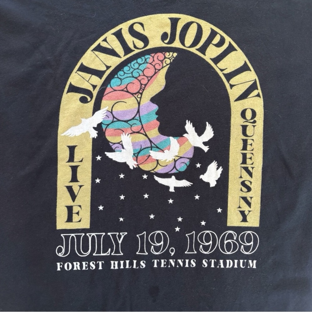 RETRO BRAND Janis Joplin Live In Queens
Black Label Tee (S) (Unisex) - Picture 3 of 5